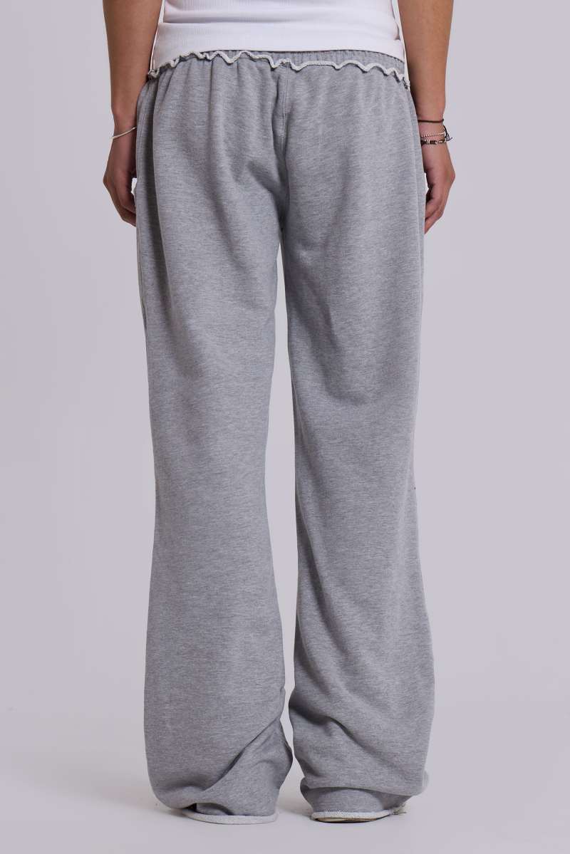 Jaded London 13 Grey Marl Slim Monster Joggers Grey Marl