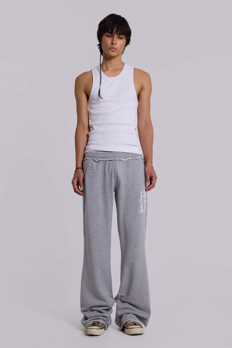 jaded london 13 Grey Marl Slim Monster Joggers Grey Marl