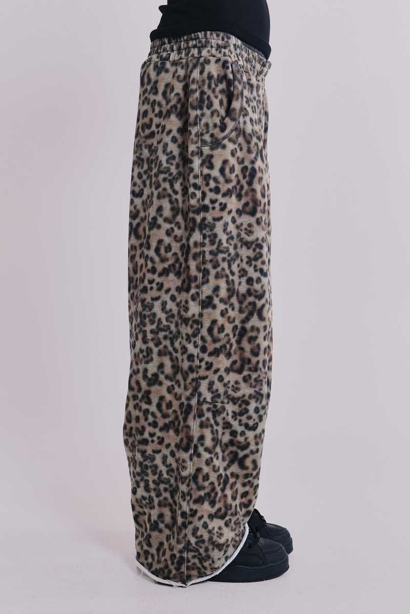Jaded London Airbrush Leopard Monster Joggers Leopard