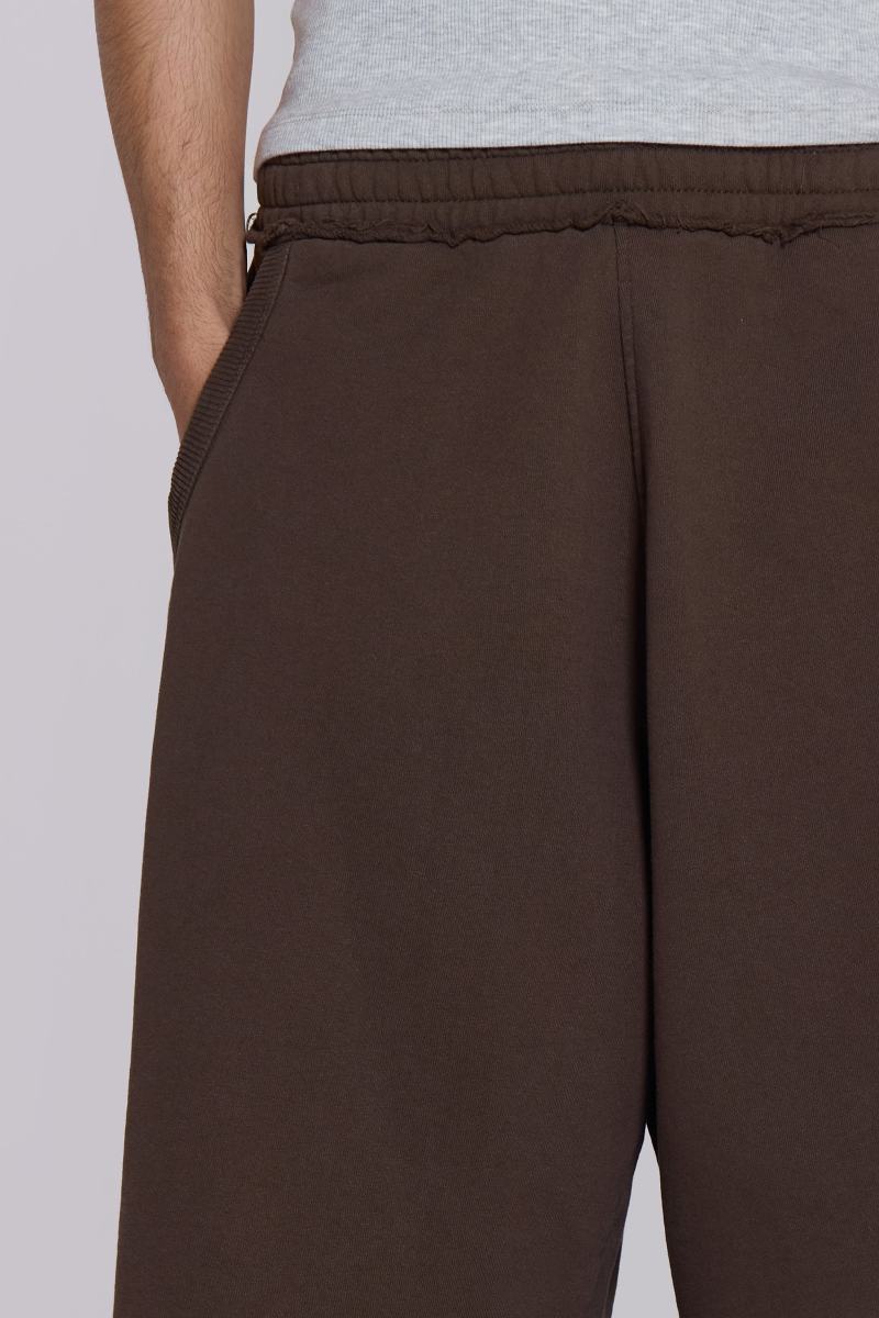 Jaded London Chocolate Brown Monster Jogger Shorts Brown