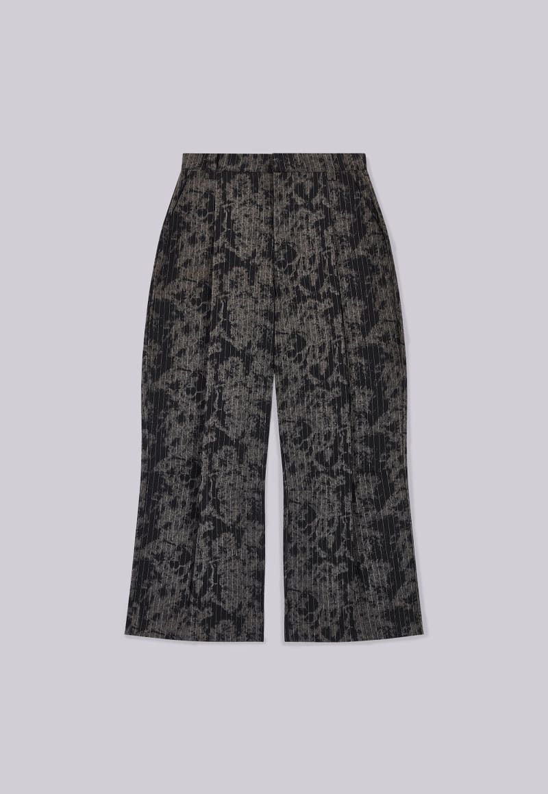 jaded london Dyed Pinstripe Goliath Suit Pants Black