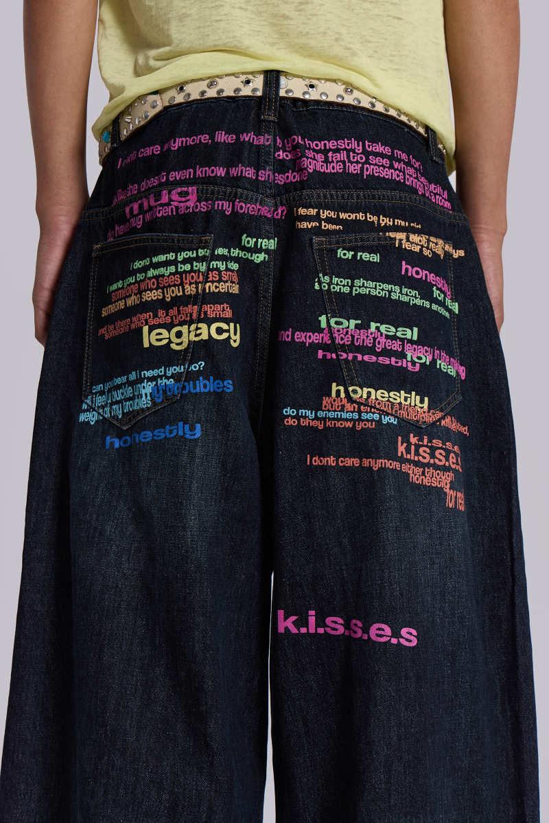 Jaded London 2013 Indigo XL Colossus Jeans Blue