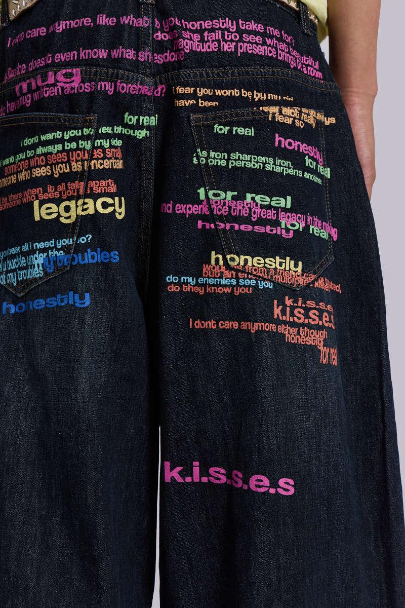 Jaded London 2013 Indigo XL Colossus Jeans Blue