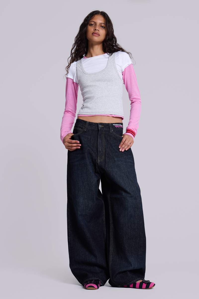 Jaded London 2013 Indigo XL Colossus Jeans Blue