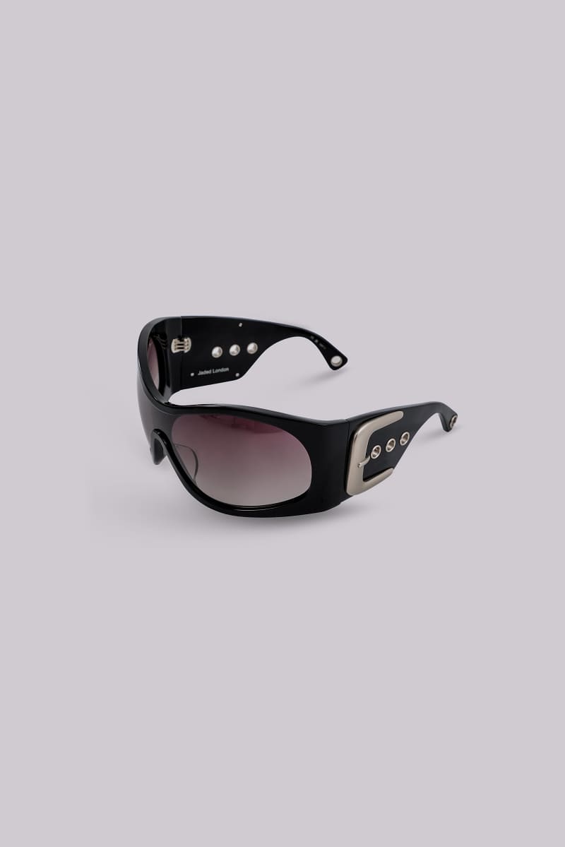 jaded london Alva Sunglasses in Black Black
