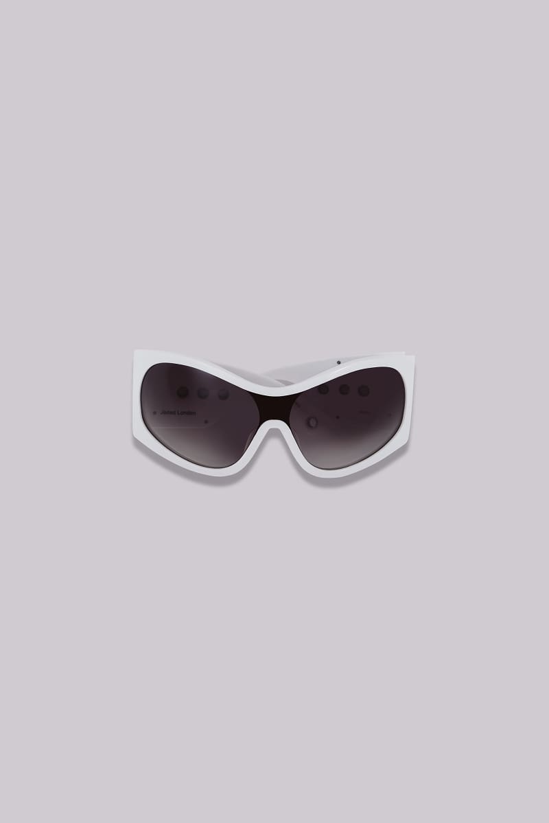 jaded london Alva Sunglasses in White White