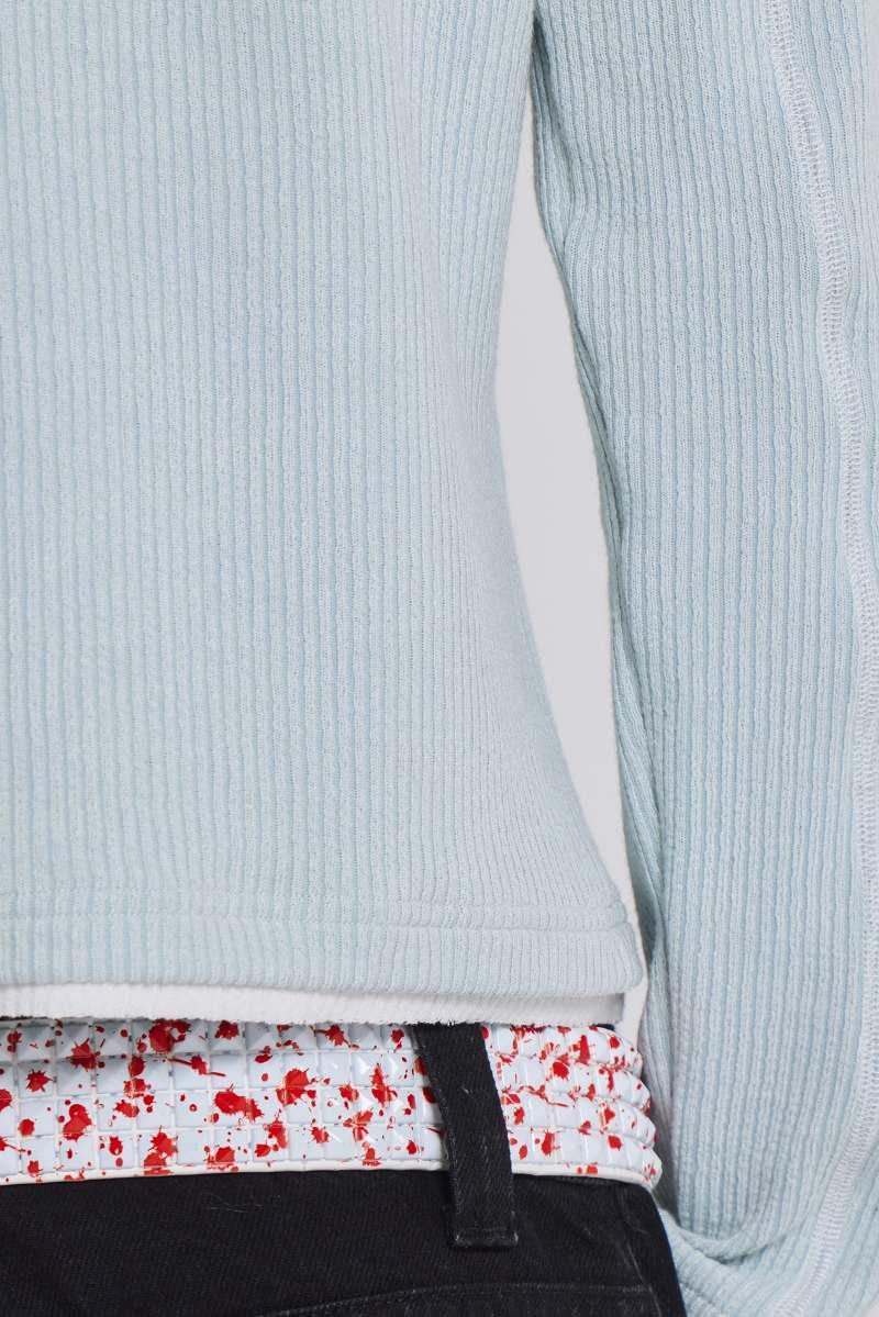 Jaded London Aqua Tattoo Applique Tee Blue