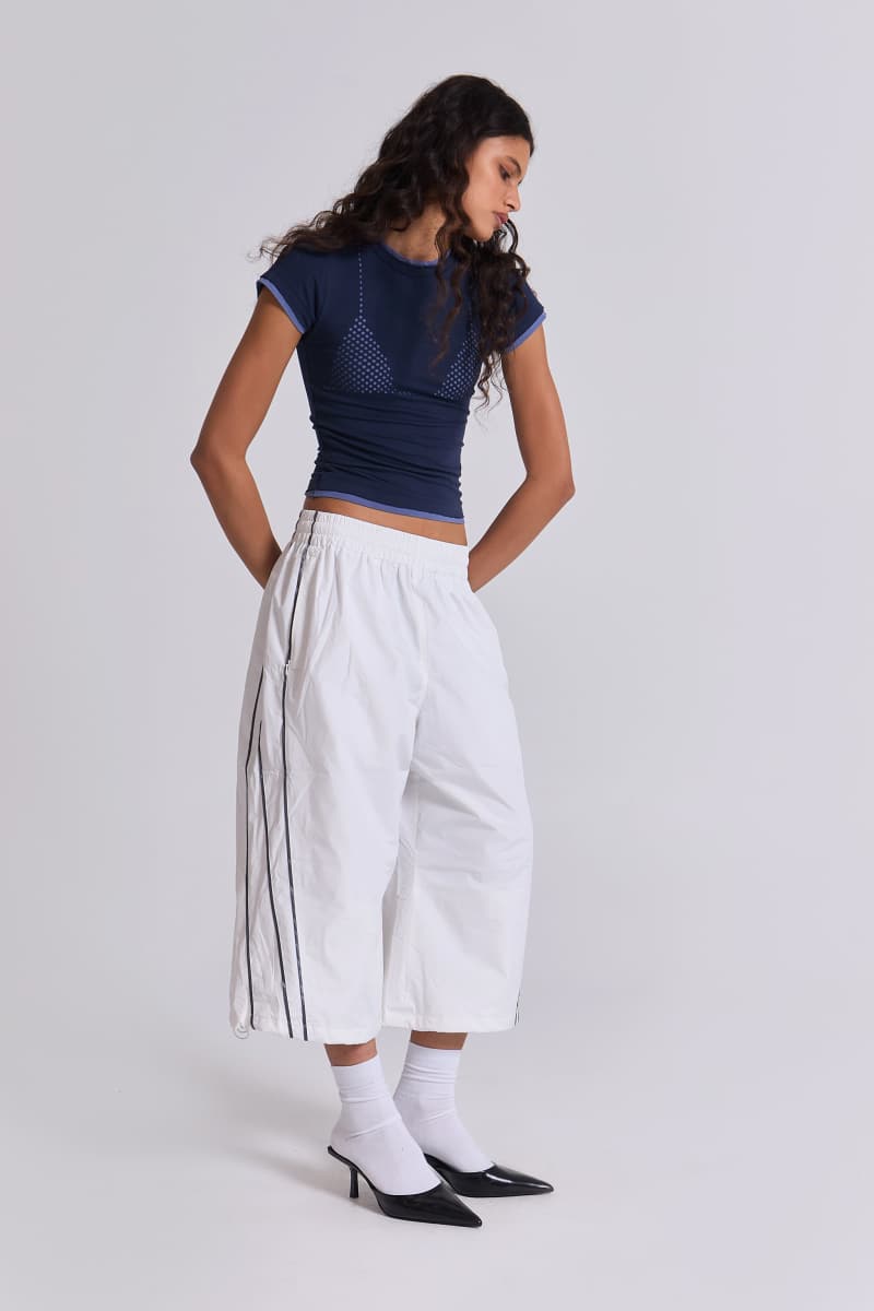 Jaded London Arctic Vapor 3/4 Shorts White