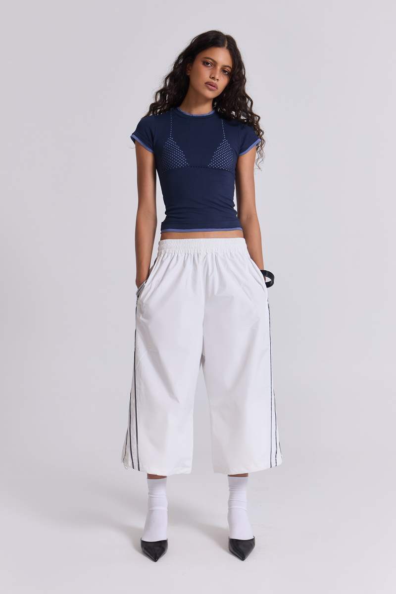 Jaded London Arctic Vapor 3/4 Shorts White