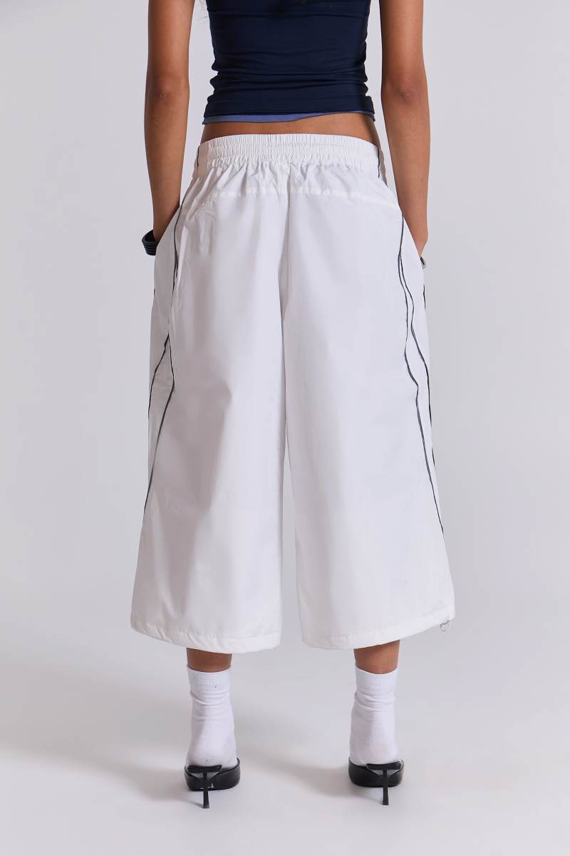 Jaded London Arctic Vapor 3/4 Shorts White