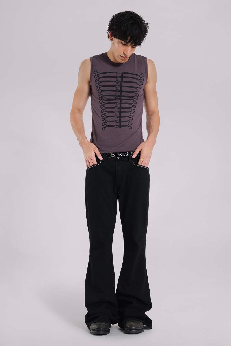 Jaded London Backstage Vest Grey