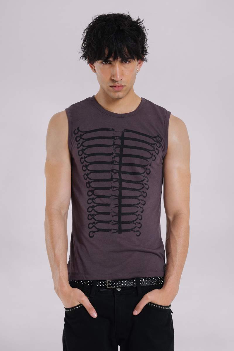 jaded london Backstage Vest Grey