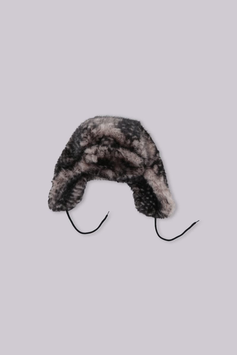 Jaded London Biome Faux Fur Trapper Hat Print