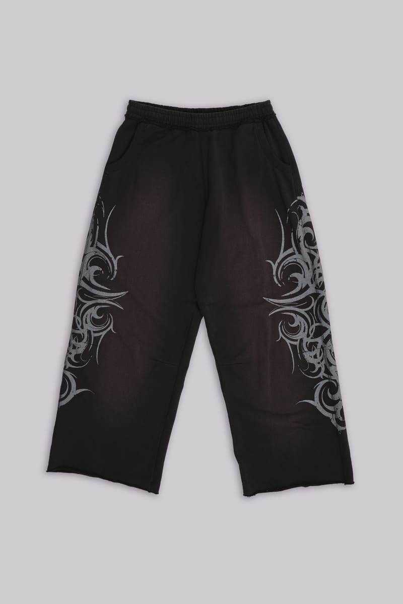 jaded london Black Baggy Blade Joggers Black