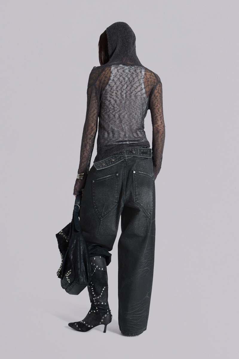 Jaded London Black Cinch XL Colossus Jeans Black