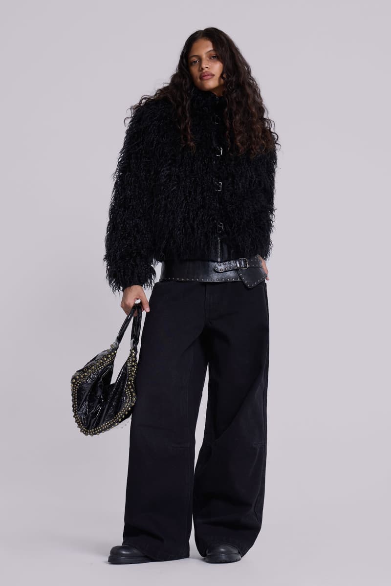 Jaded London Black Matte Mendoza Jacket Black