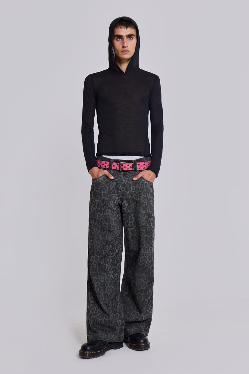 Jaded London Black Mist Hoodie Black