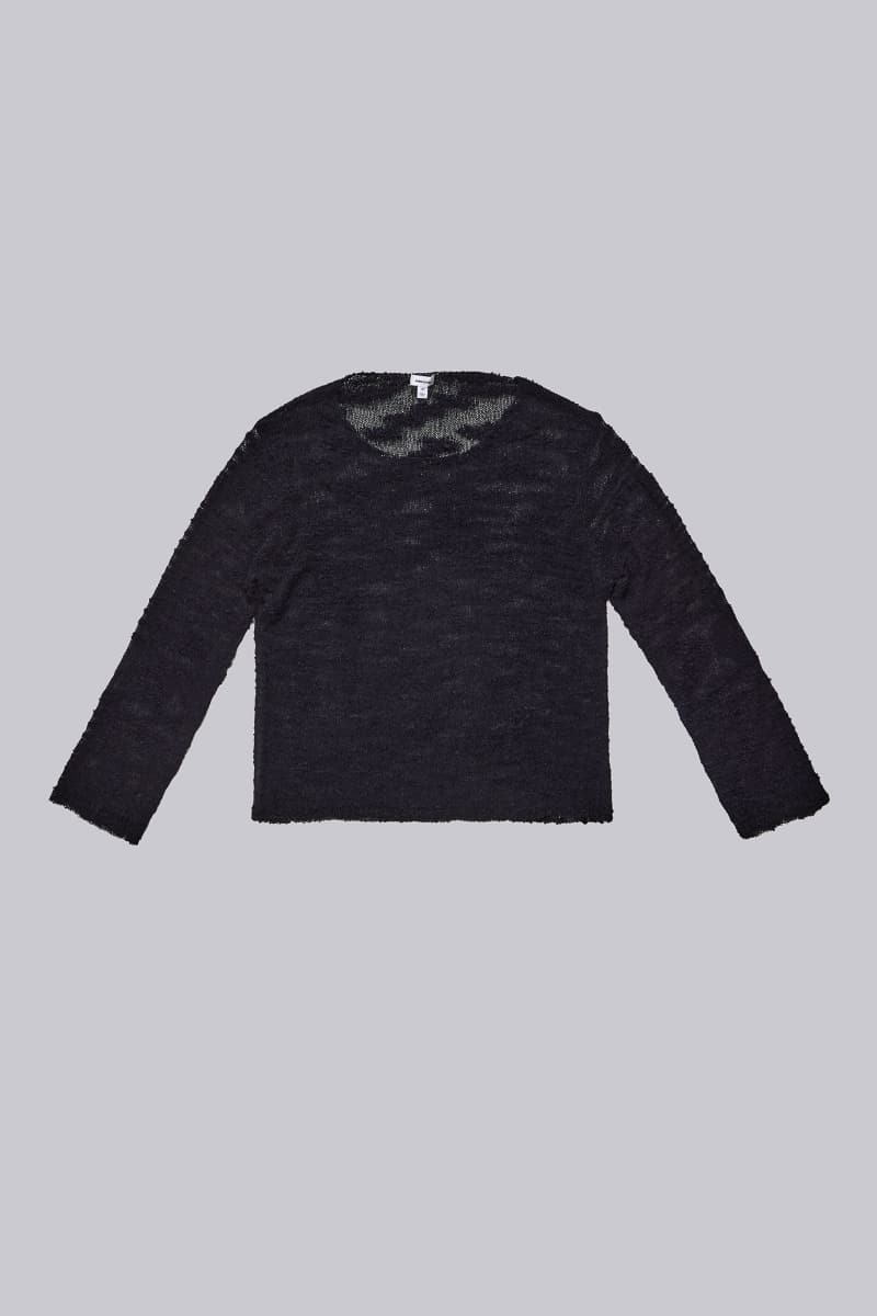 jaded london Black Stray Knit Black