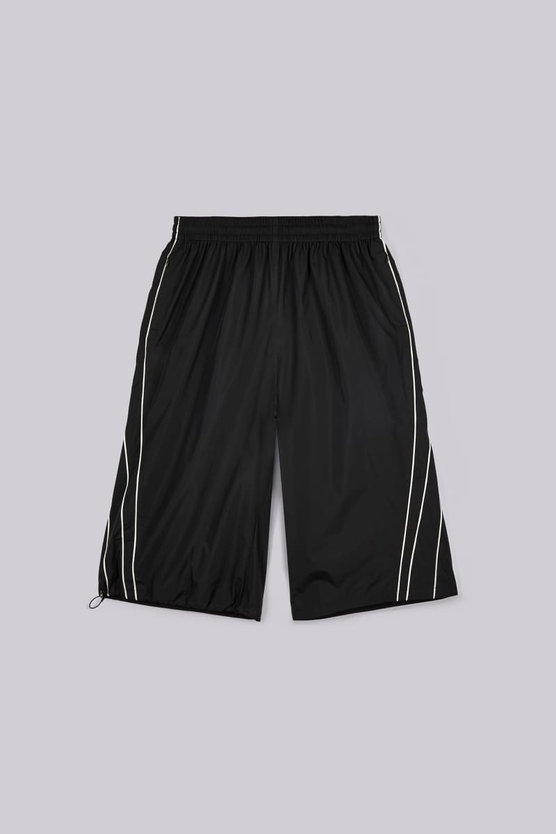 jaded london Black Vapor 3/4 Shorts Black