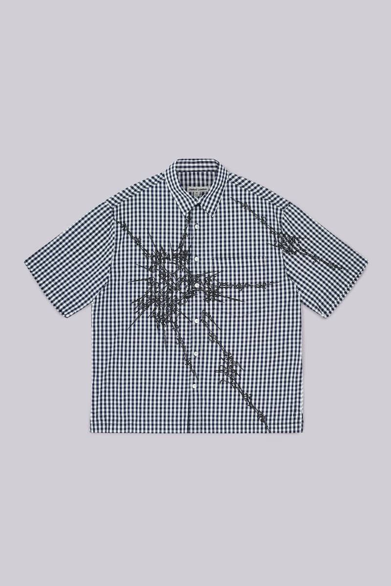 jaded london Blue Atom Checked Shirt Blue gingham