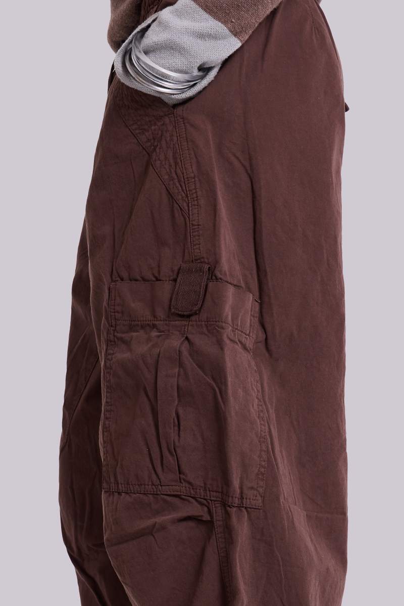 Jaded London Brown Parachute Cargo Pants Brown