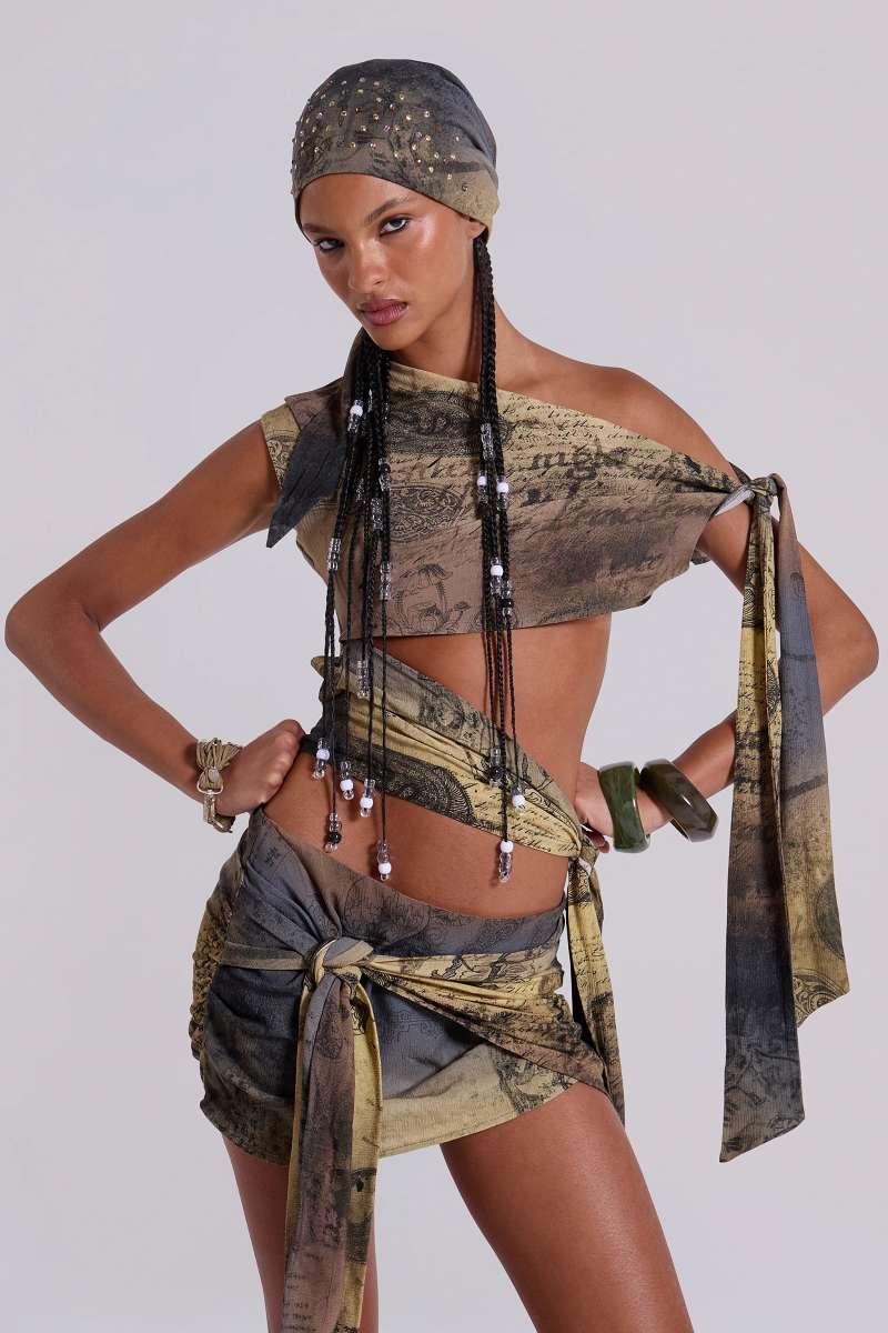 Jaded London Calia Asymmetric Top Multi