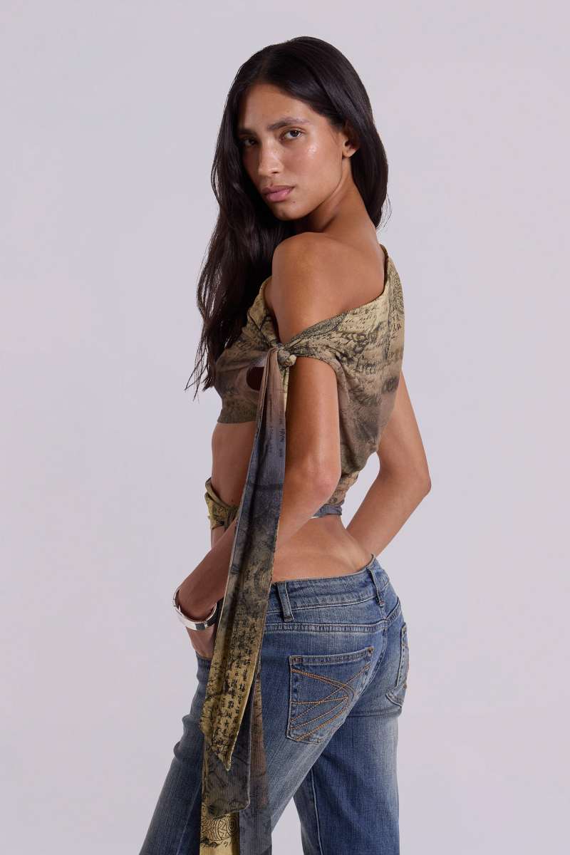 Jaded London Calia Asymmetric Top Multi