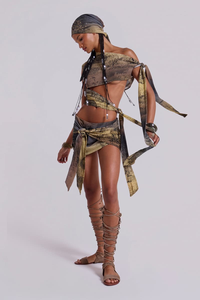 jaded london Calia Asymmetric Top Multi