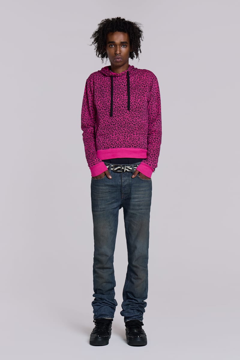 Jaded London Dirty Wash Drain Jeans Blue