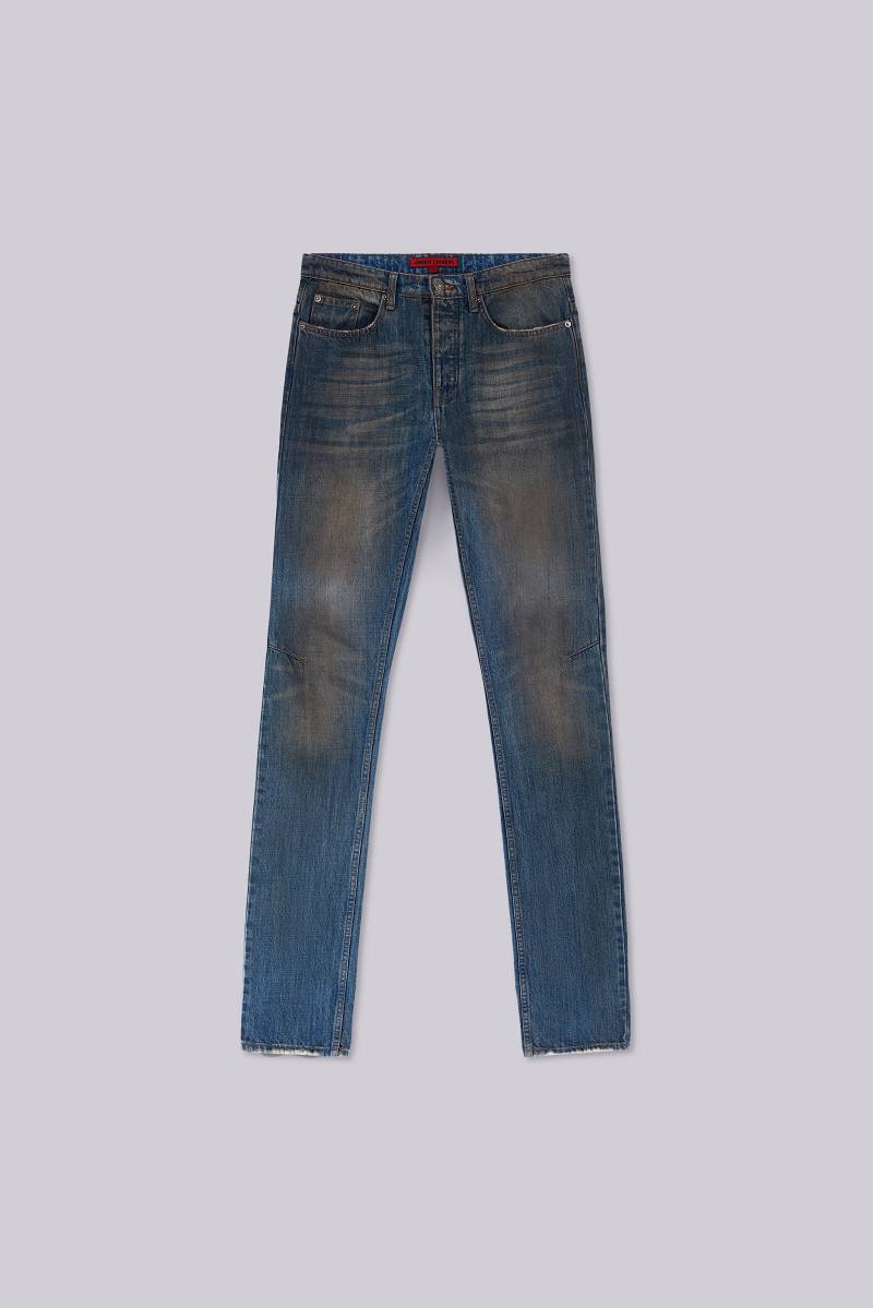 jaded london Dirty Wash Drain Jeans Blue