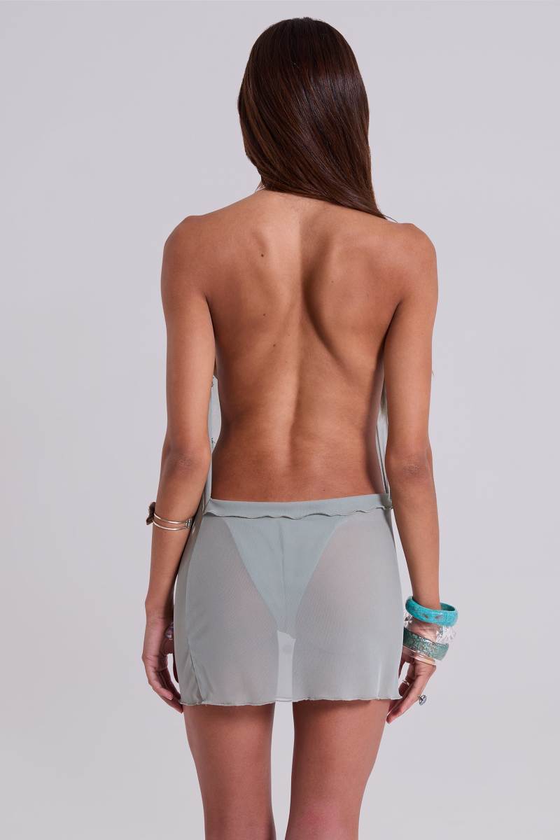 jaded london Droplet Illusion Mini Dress Multi