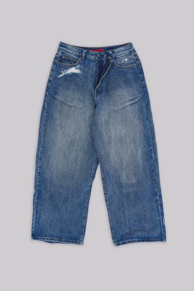 Jaded London Eagle XL Colossus Jeans Blue