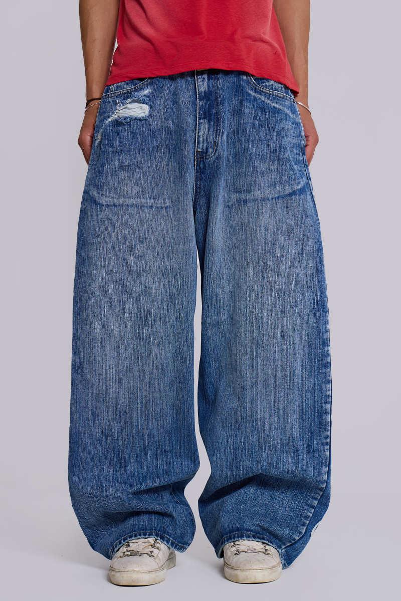 Jaded London Eagle XL Colossus Jeans Blue