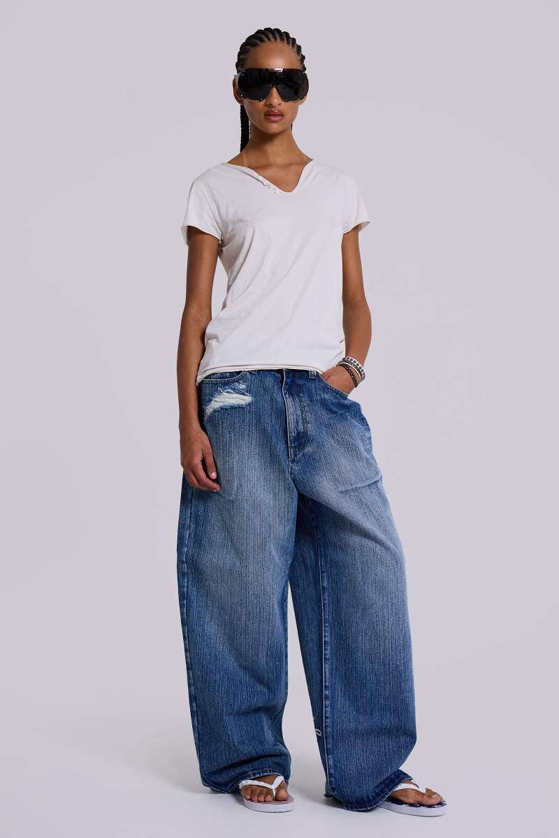 jaded london Eagle XL Colossus Jeans Blue