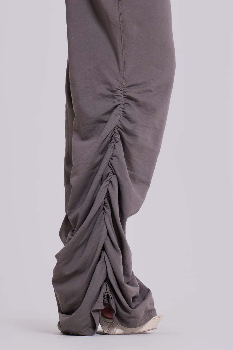 Jaded London Emora Ruched Joggers Grey