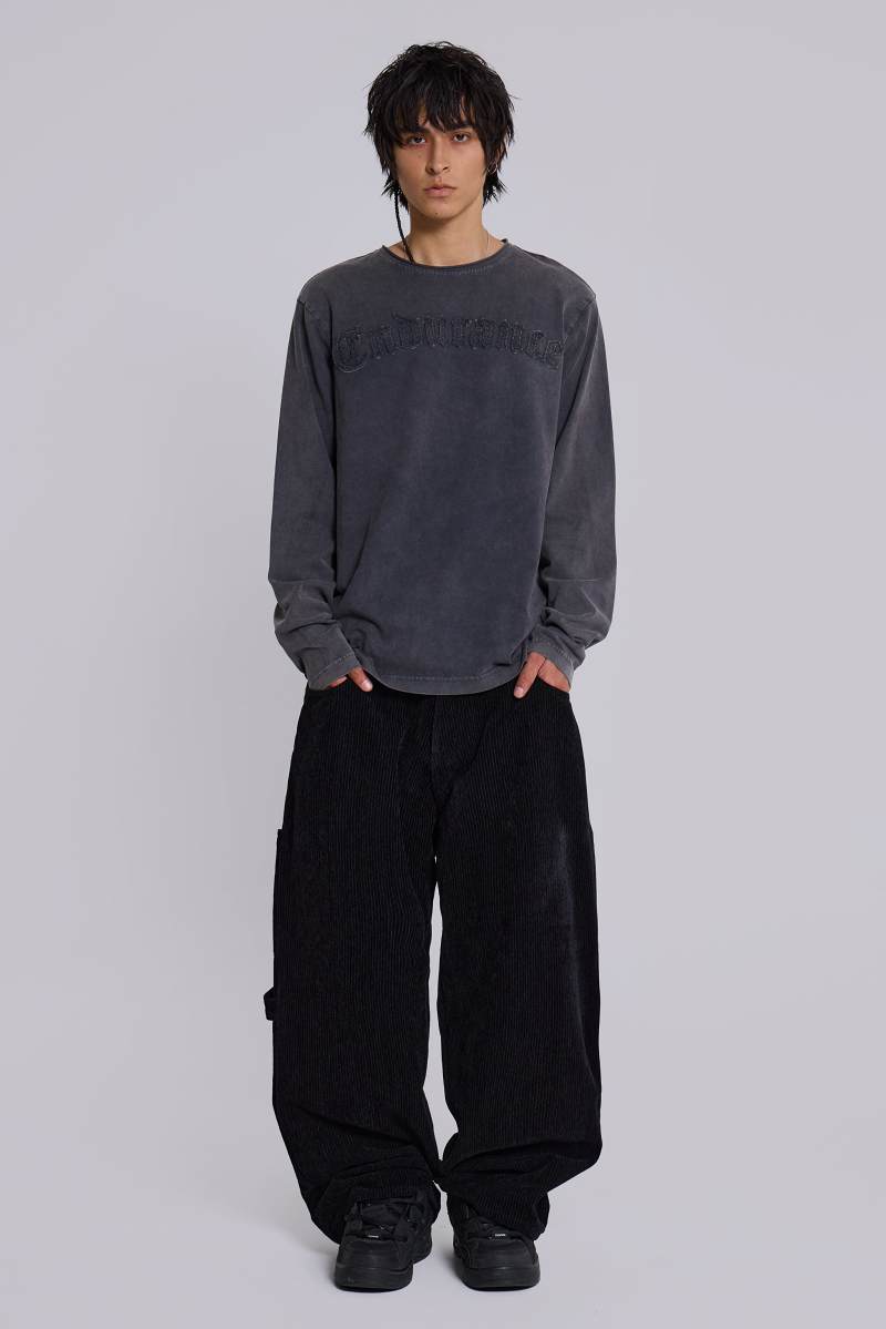 Jaded London Endurance LS T Shirt Grey