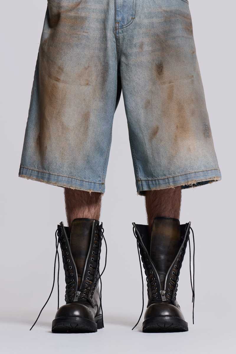 Jaded London Engine Boot Black