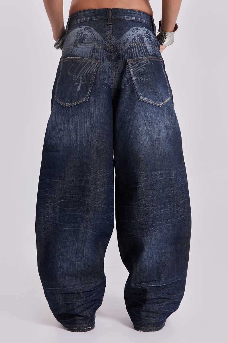 Jaded London Falcon XL Colossus Jeans Blue