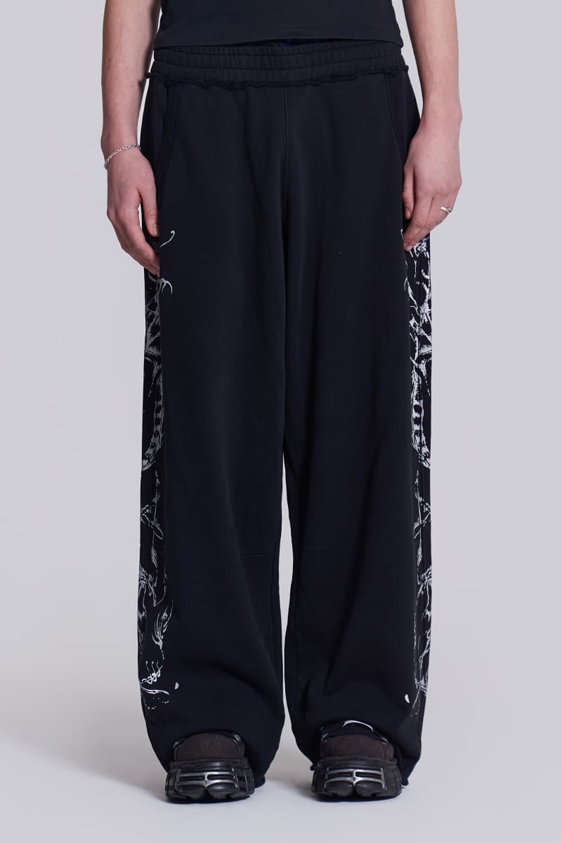 jaded london Flash Baggy Monster Joggers Black