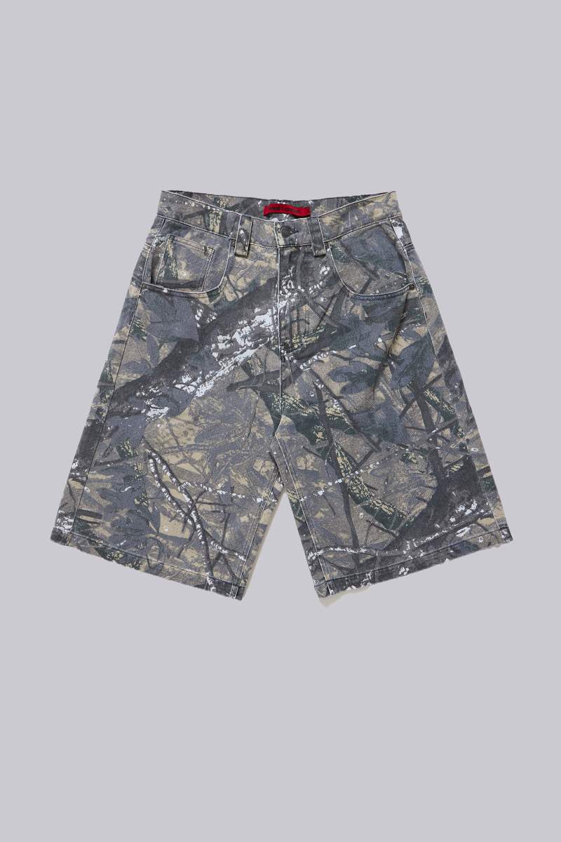 jaded london Forest Camo Colossus Jorts Multi