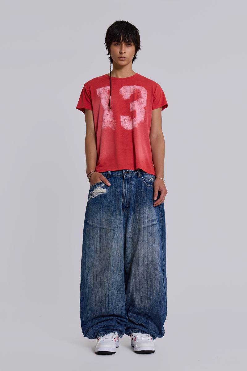 Jaded London Freshman T Shirt Red