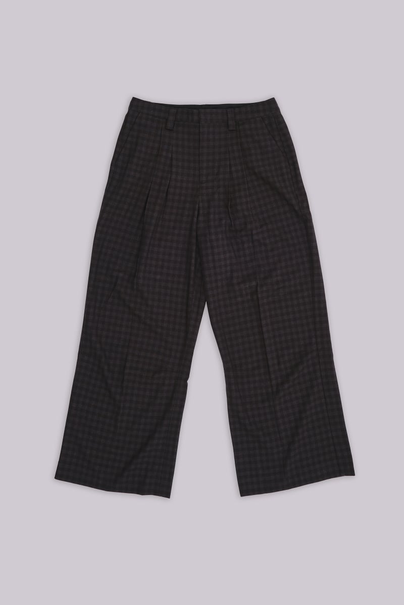 jaded london Gingham Goliath Suit Pants Black