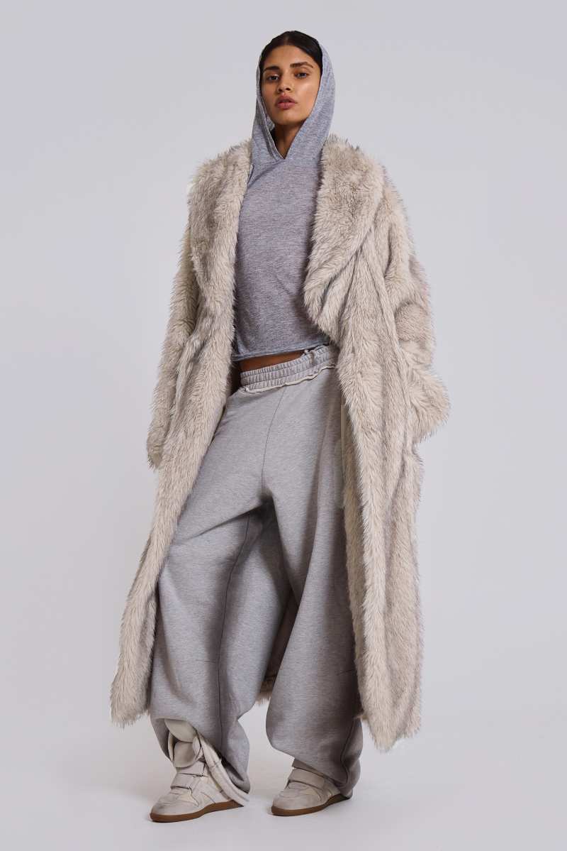 Jaded London Glare Baggy Monster Joggers Grey