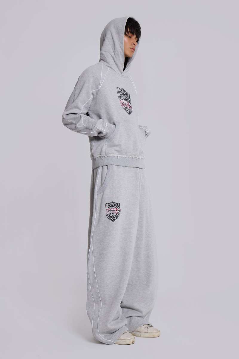 Jaded London Grey Tempo Monster Joggers Grey