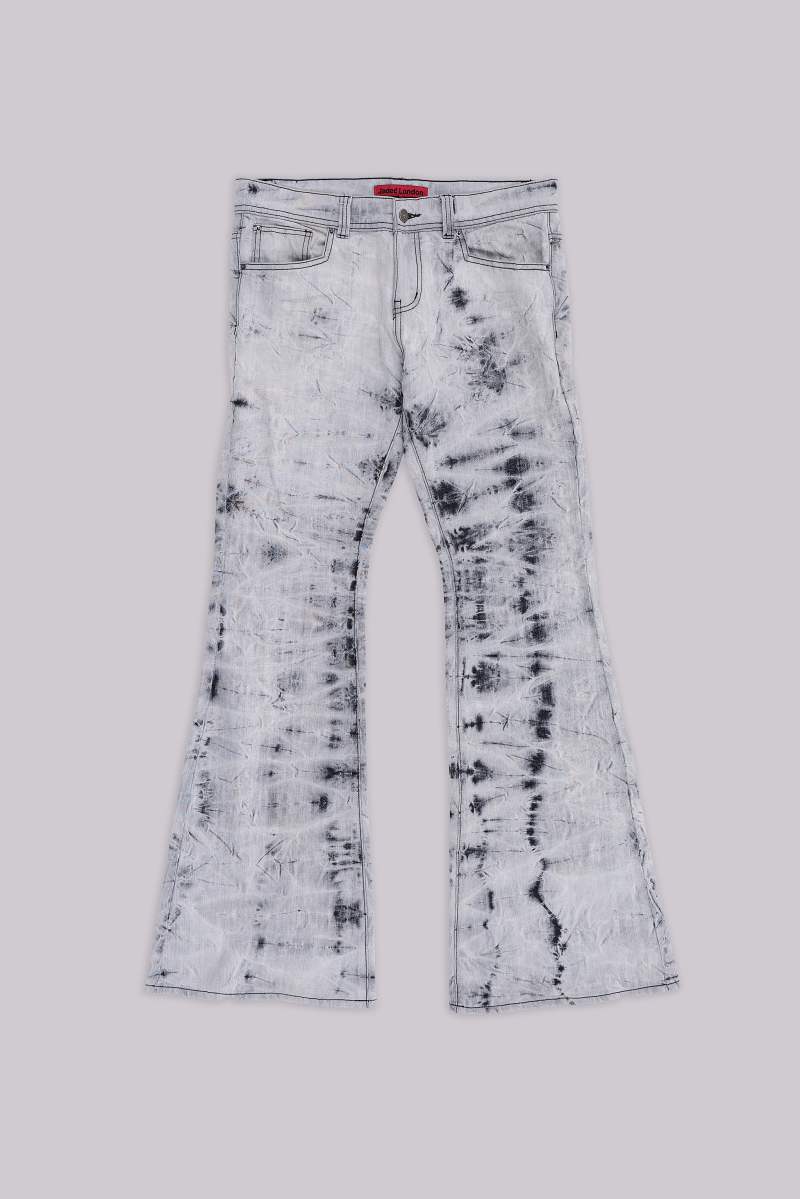 jaded london Grey Tie Dye Drift Jeans Grey