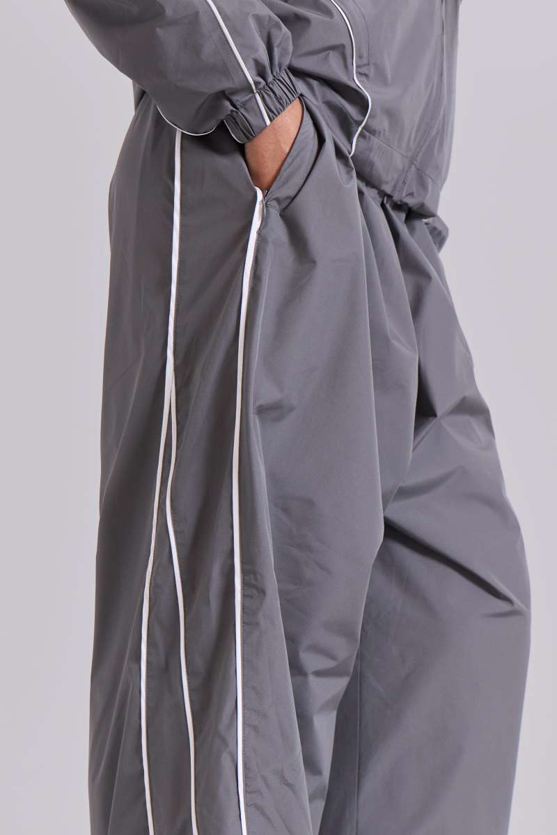 Jaded London Grey Vapor Tracksuit Bottoms Grey