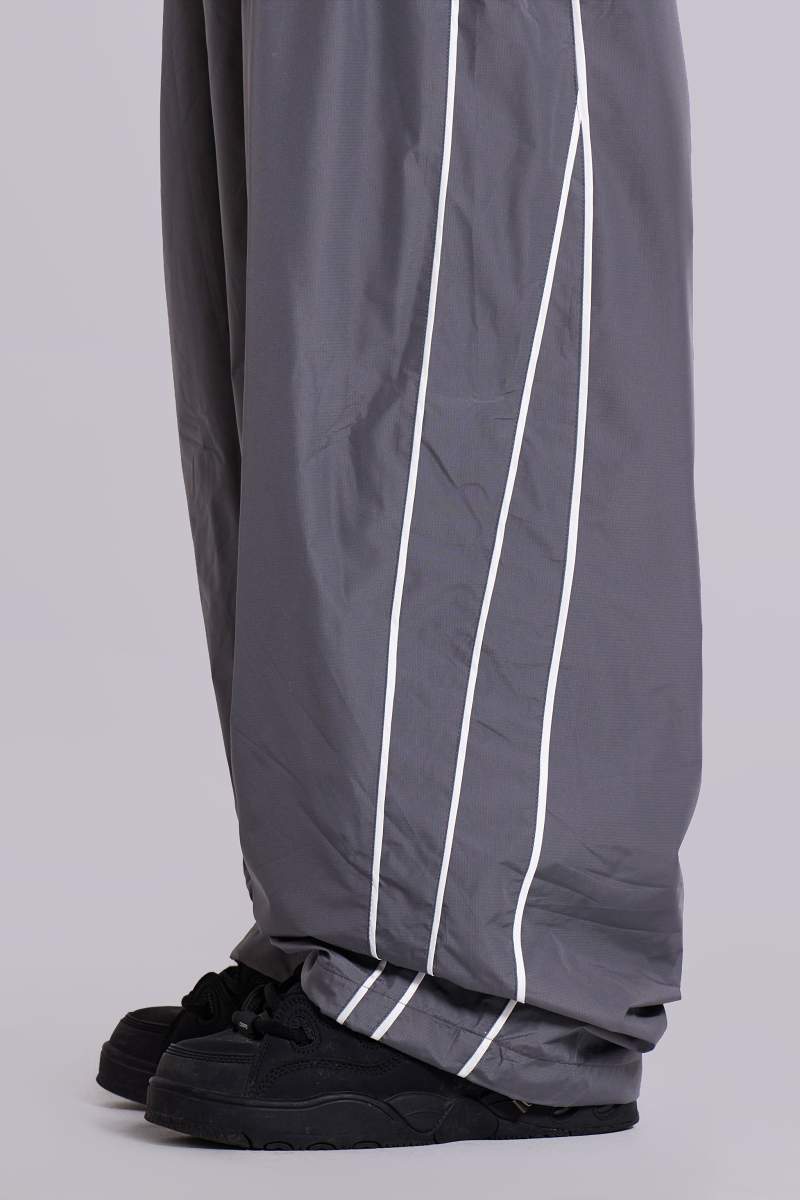 Jaded London Grey Vapor Tracksuit Bottoms Grey