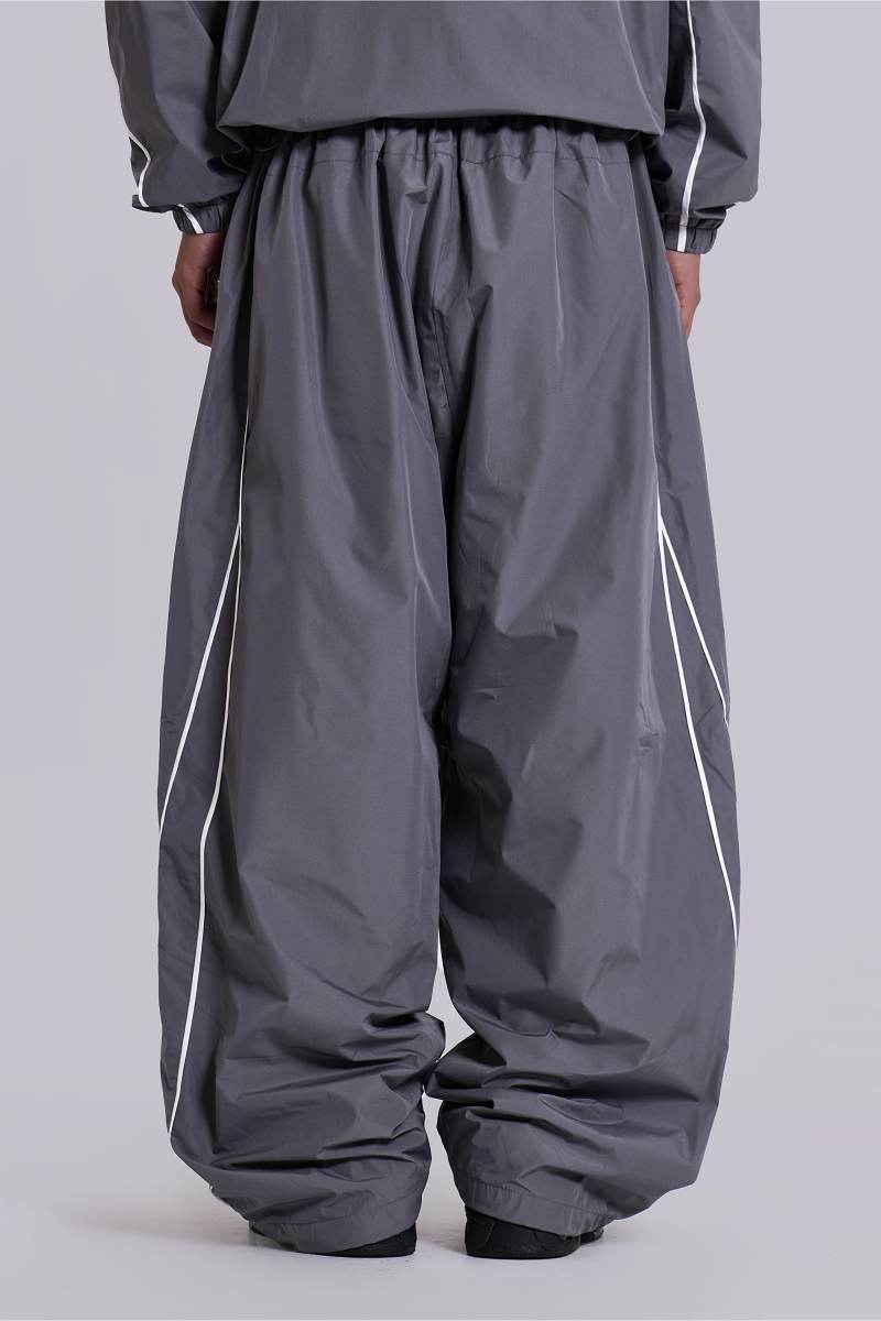 Jaded London Grey Vapor Tracksuit Bottoms Grey