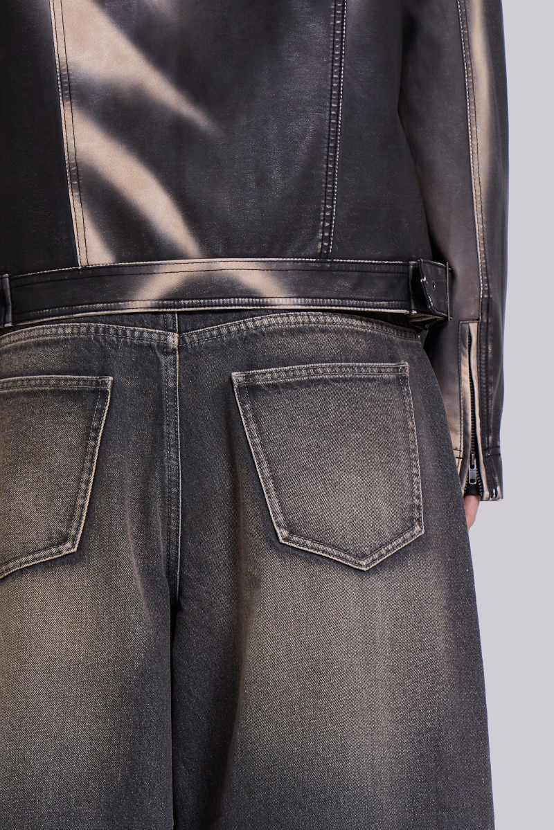 Jaded London Grey Washed XL Colossus Jeans Grey