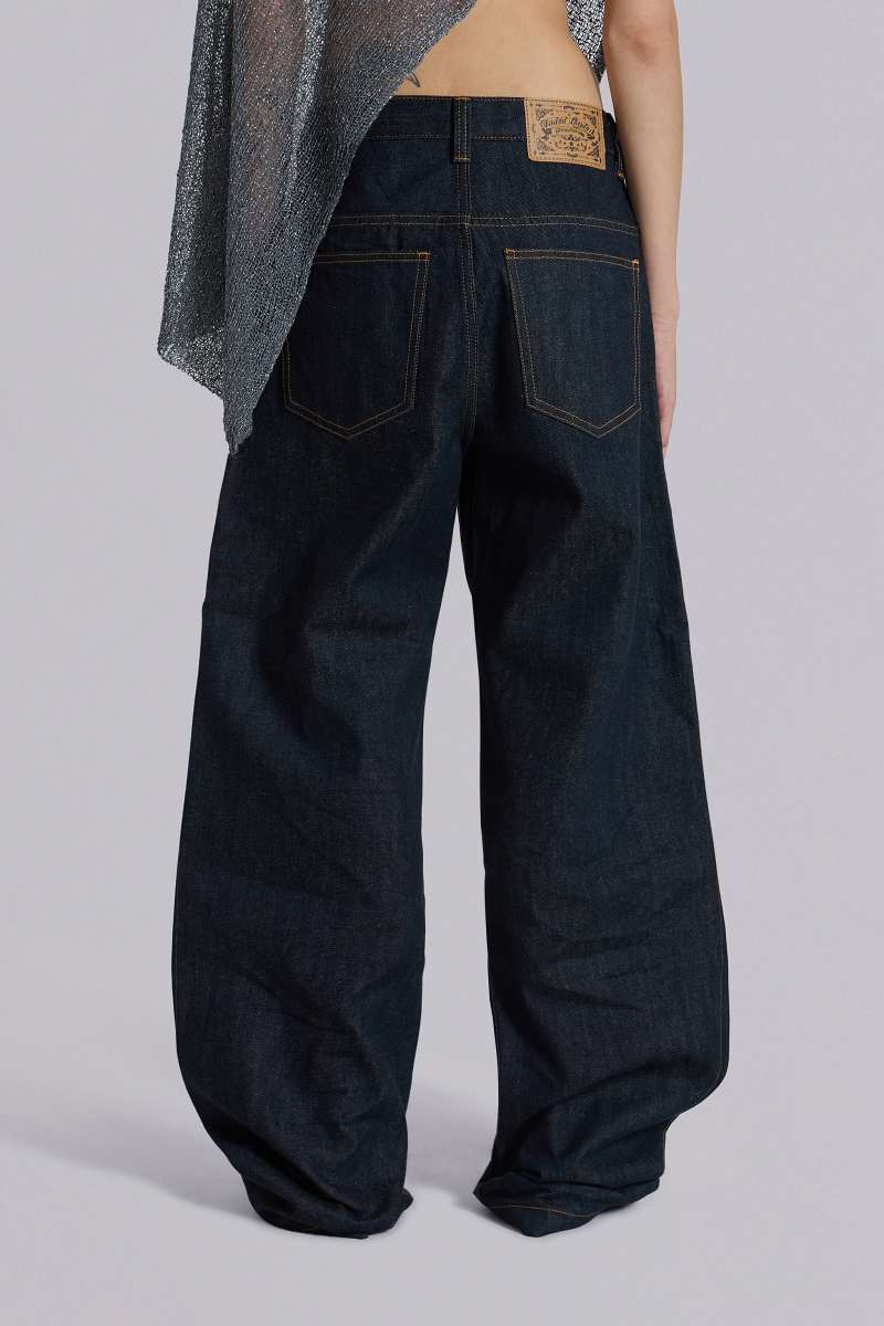 Jaded London Indigo Axis Jeans Blue